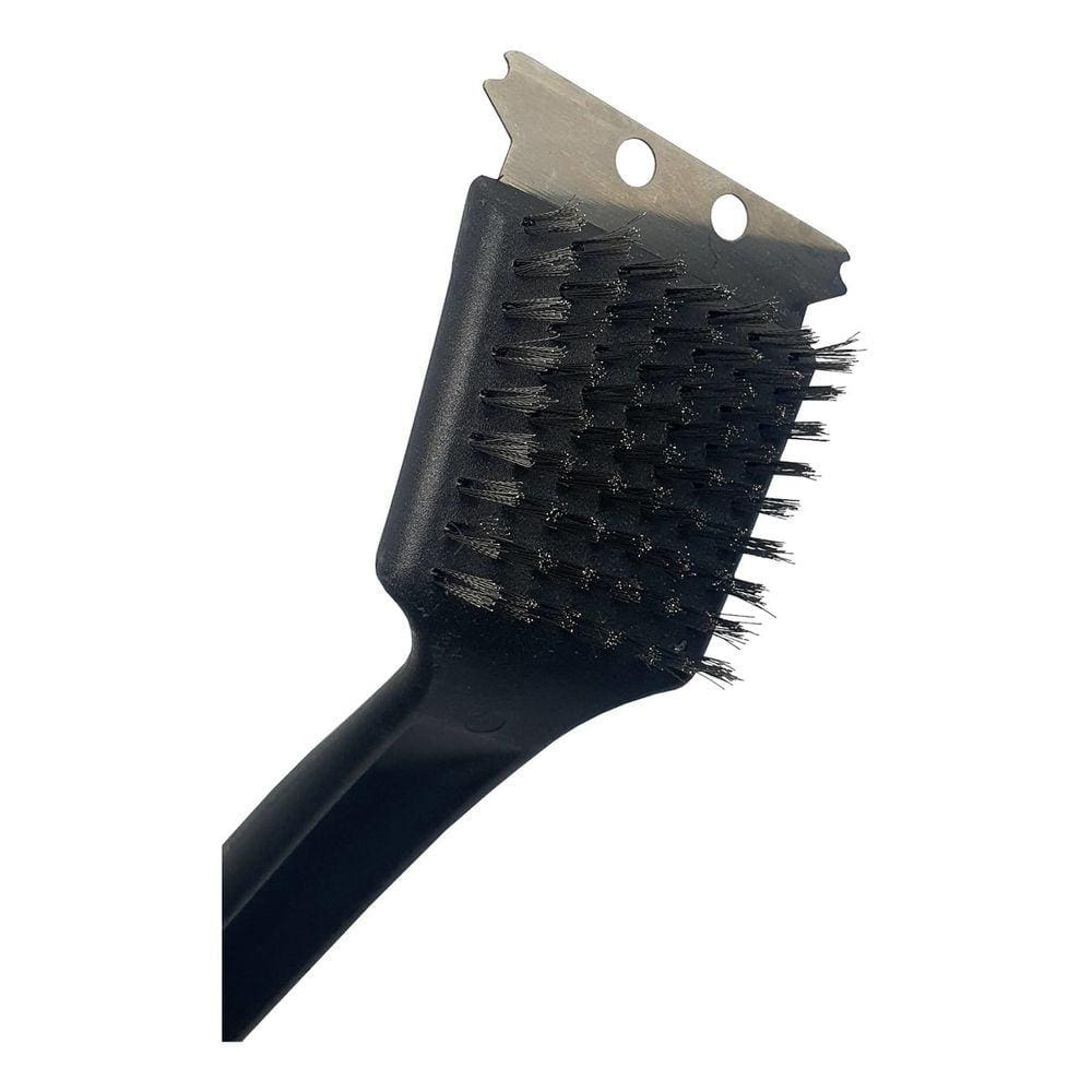 Escova BBQ GRILL de Aço P/ limpar Grelha de Churrasco 30cm