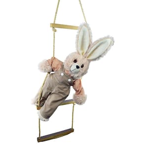 Decoração Páscoa Coelhinho Em Pelúcia Guirlanda De Páscoa