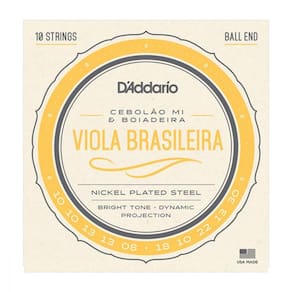 Encordoamento De Aço Para Viola Brasileira Ej82c - Cebolão Mi / Boiadeira