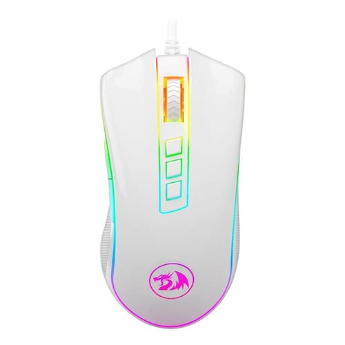 Imagem do produto Mouse Gamer Redragon King Cobra 2 Lunar White RGB 24000 DPI em Casas Bahia