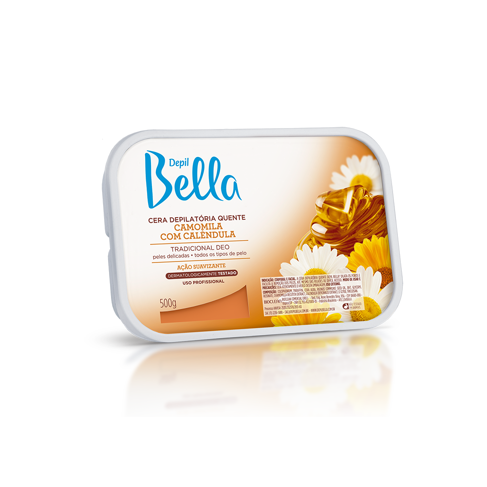 Cera Depilatoria Depil Bella Camomila 500Gr