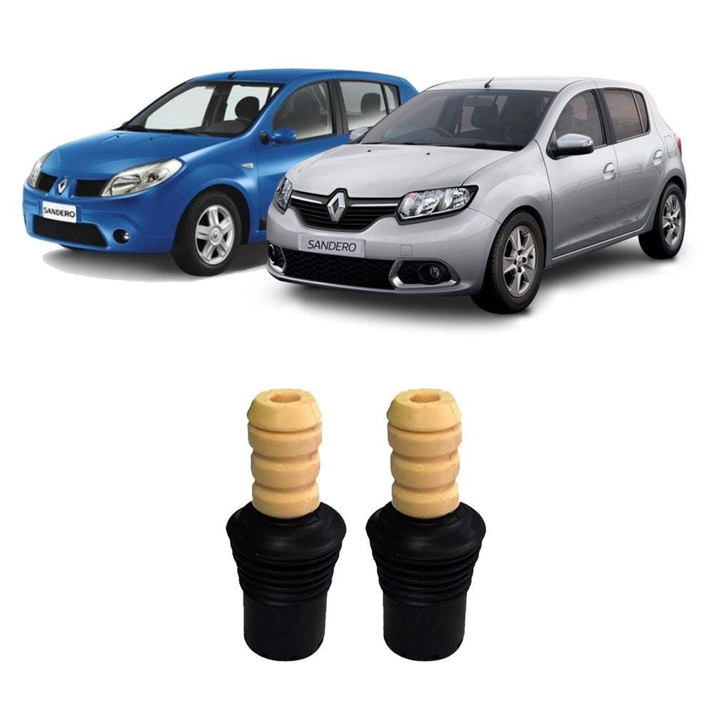 Kit Batente Coifa Suspensão Dianteira Sandero 2008 2009 2010