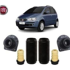 2 Kit Fiat Idea 2005/16 Coxim Batente Amortecedor Dianteiro 2012 2013 2014 2015 2016