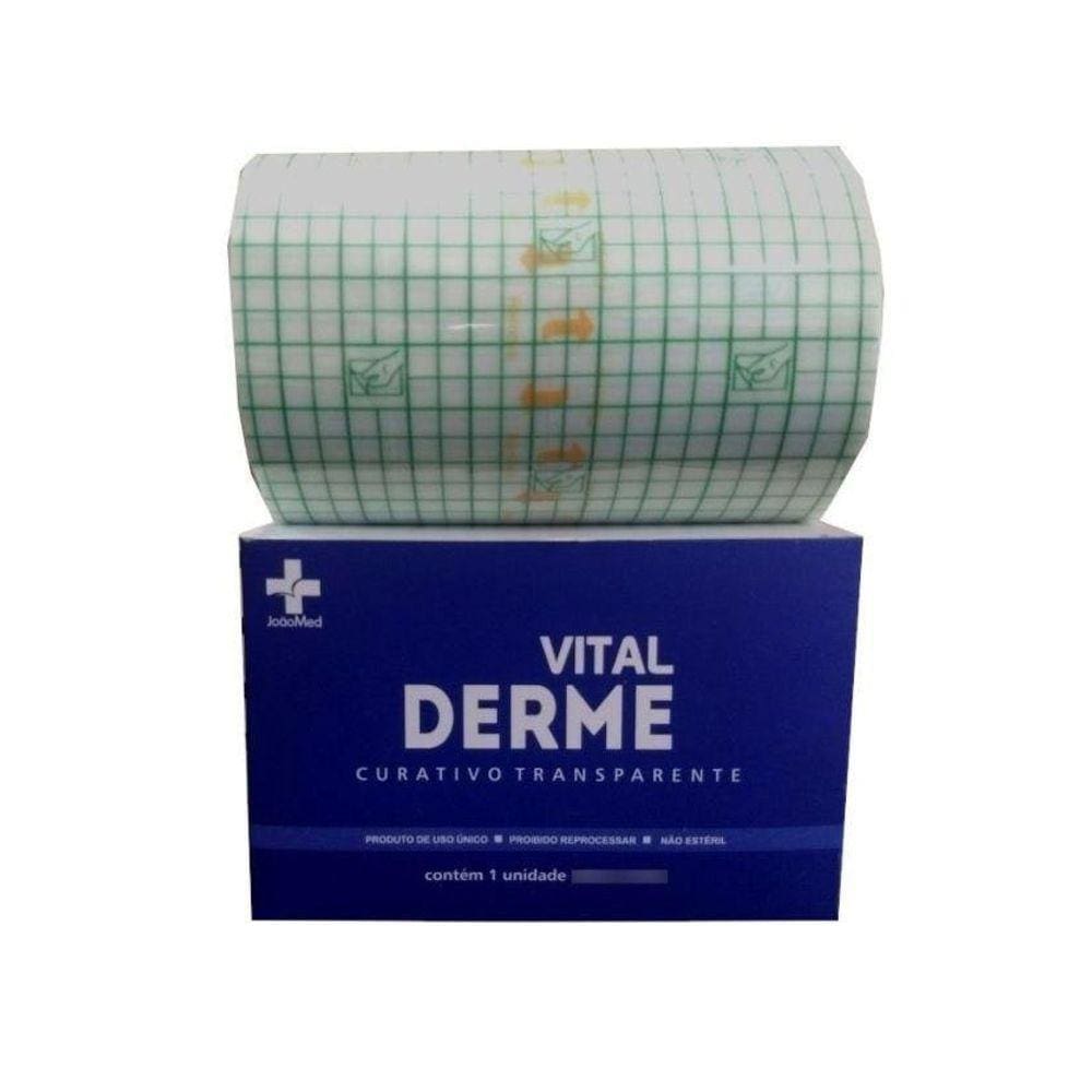 Filme Transparente 10X10Cm Rolo Vitalderme