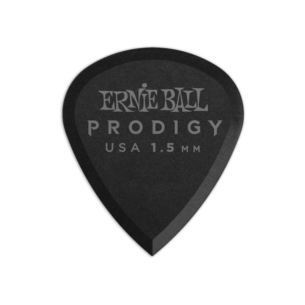 Kit Palheta Ernie Ball Prodigy Mini 1.5mm 6 unidades Preta