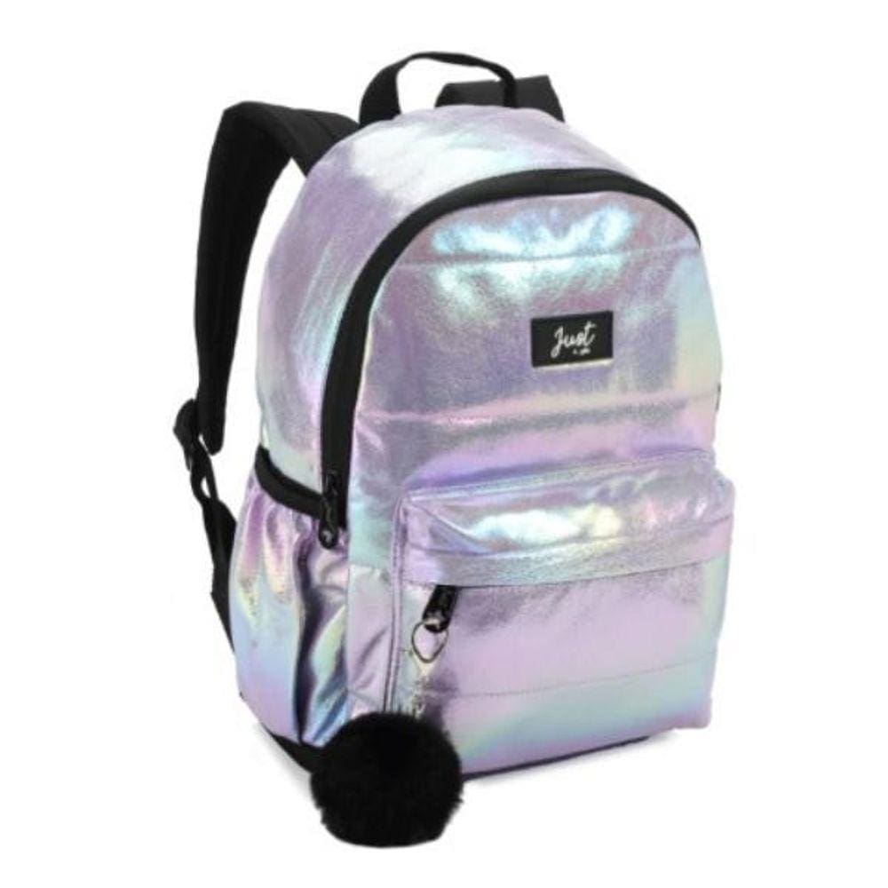 Mochila Juvenil Feminina Com Pompom Jt1046
