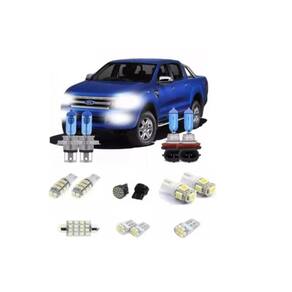 Ford Ranger Kit Lâmpada Leds + H4 H11 13 A 15 Techone