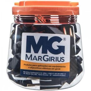 Plugue Desmontável 2p+t 180º 10a Pld1-3 Preto Margirius - Pct / 32
