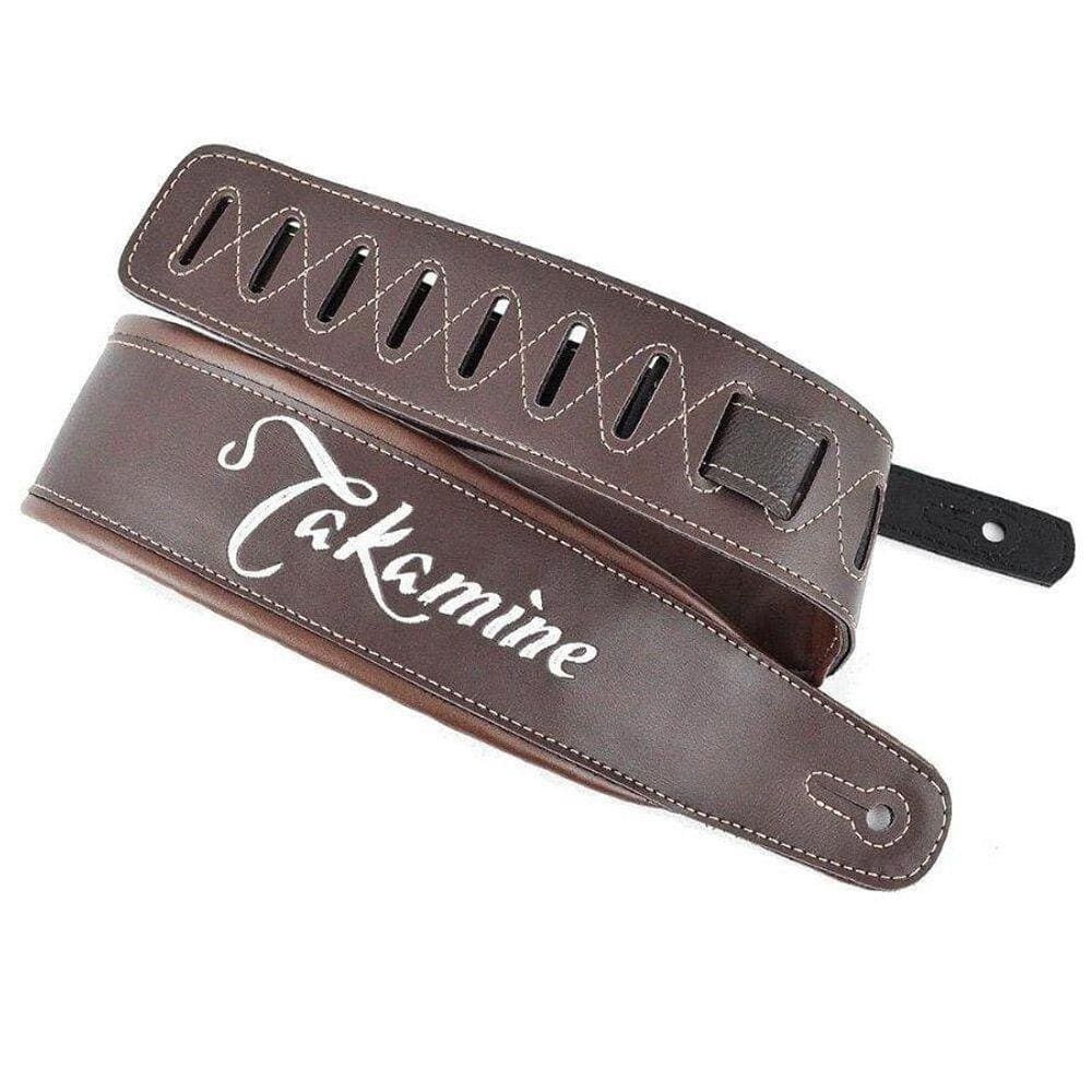 Correia Takamine Couro Luxo Tbs65 Marrom