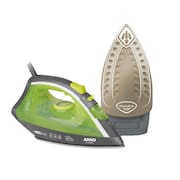 Ferro de Passar a Vapor Arno Ecogliss FEC1 com Spray e Base Cerâmica - Verde