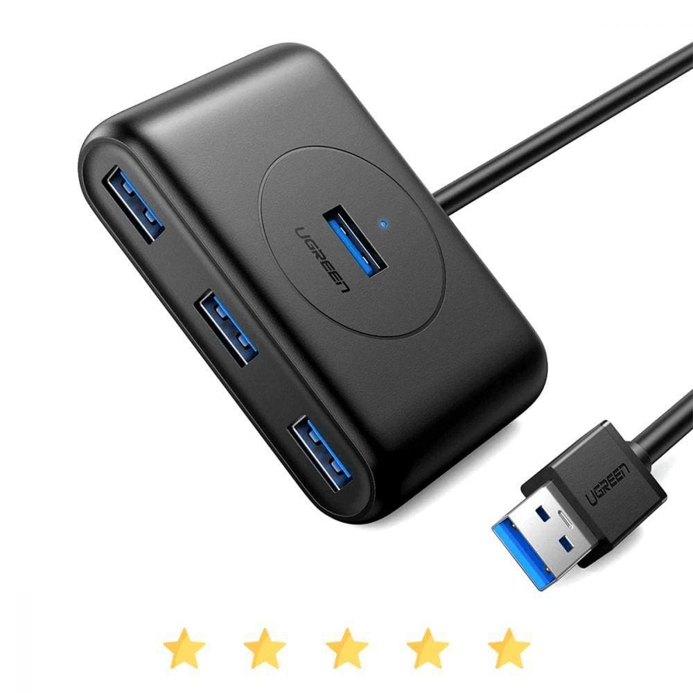 Ugreen Hub Usb 3.0 4 Portas Alimentação Micro Usb 1m