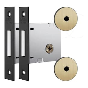 Fechadura Auxiliar Oxidado Tetra Stam 1004 Par Com 4 Chaves