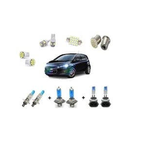 Kit Led + Lâmpada Super Branca Sonic Farol Alto Milha 55W