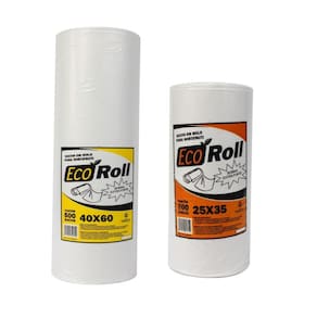 Kit 5Kg Bobina Saco Picotada Misto 25x35 40x60 2 Bob