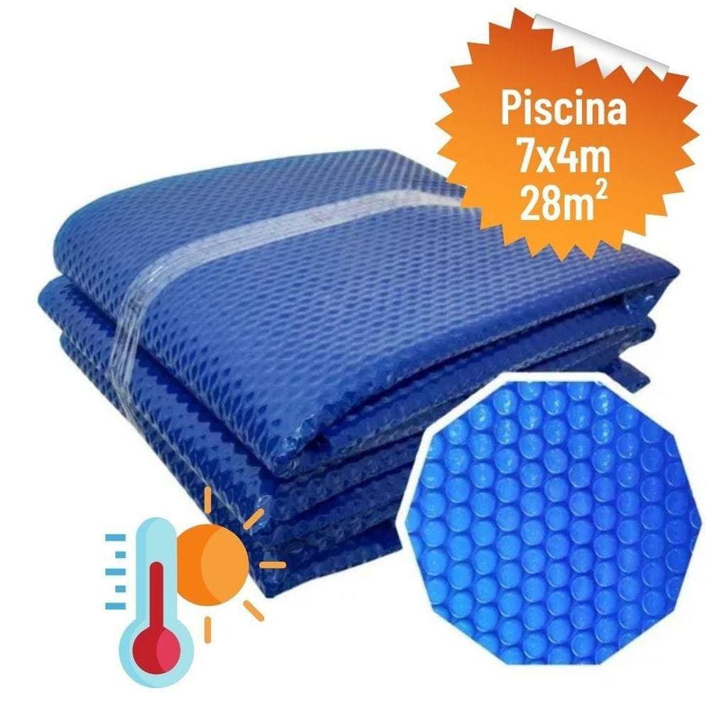 Capa Térmica Bolha 300 Micras Para Piscinas De 07X4 (28M²)