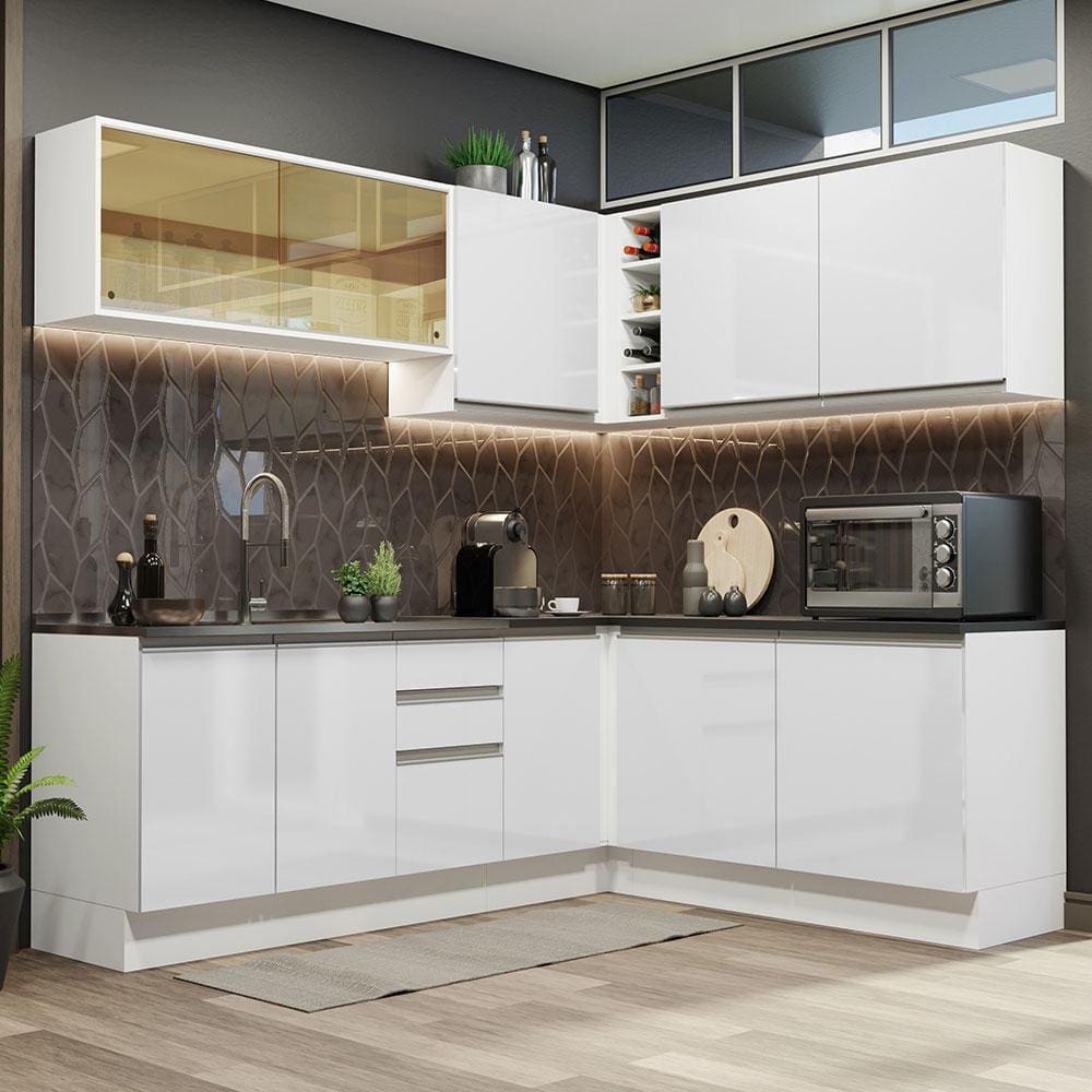 Jogo cozinha modular  Black Friday Casas Bahia