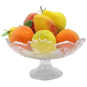 Kit Cesto Multiuso Porta Frutas Acrílico Fruteira 26cm