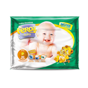 Fralda Inf Feroz Baby Jumbinho P C/20
