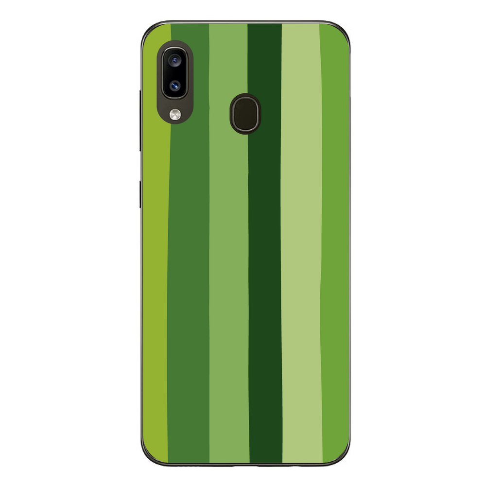 Capa Case Capinha Samsung Galaxy A20 Arco Iris Verde | Casas Bahia