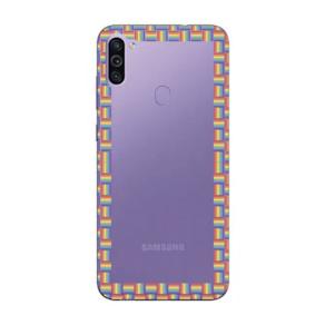 Capa Case Capinha Samsung Galaxy M11 Arco Iris Moldura