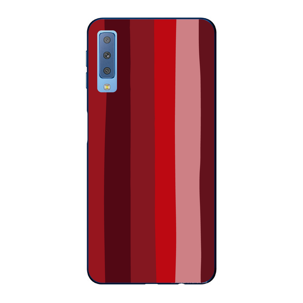 Capa Case Capinha Samsung Galaxy A7 2018 Arco Iris Vermelho | Casas Bahia