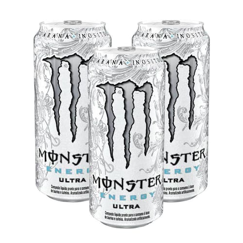 Energético Monster Energy Ultra com 473ml | Kit com três unidades