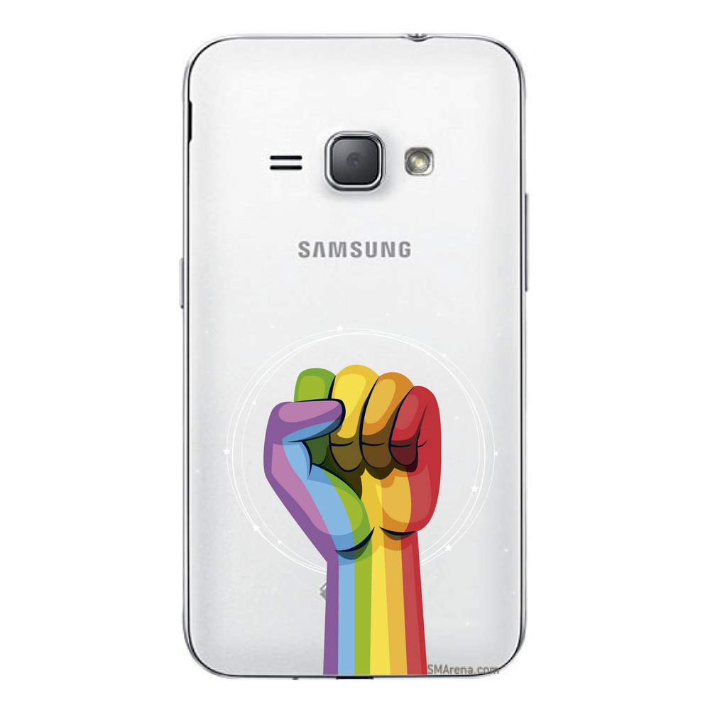 Capa Case Capinha Samsung Galaxy J1 2016 Arco Iris Luta | Casas Bahia
