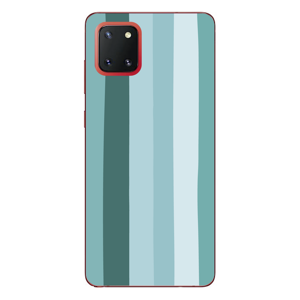 Capa Case Capinha Samsung Galaxy NOTE 10 LITE Arco Iris Verde Água | Casas  Bahia