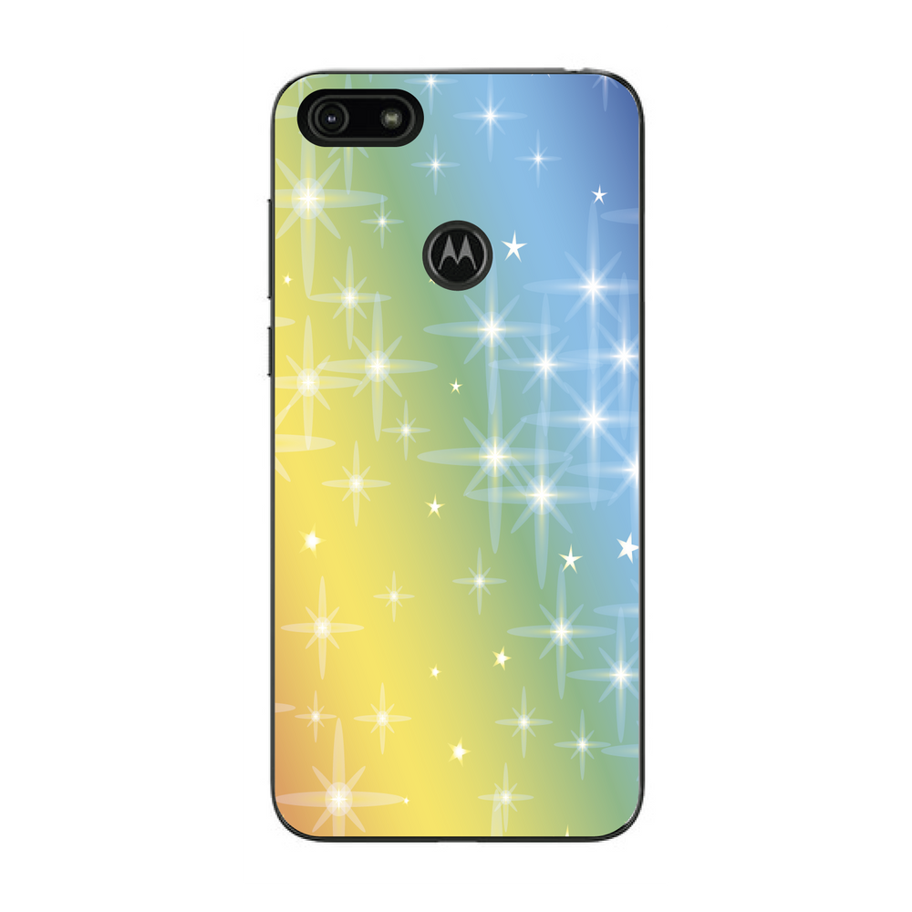 Capa Case Capinha Motorola Moto E6 Play Arco Iris Brilhos | Casas Bahia