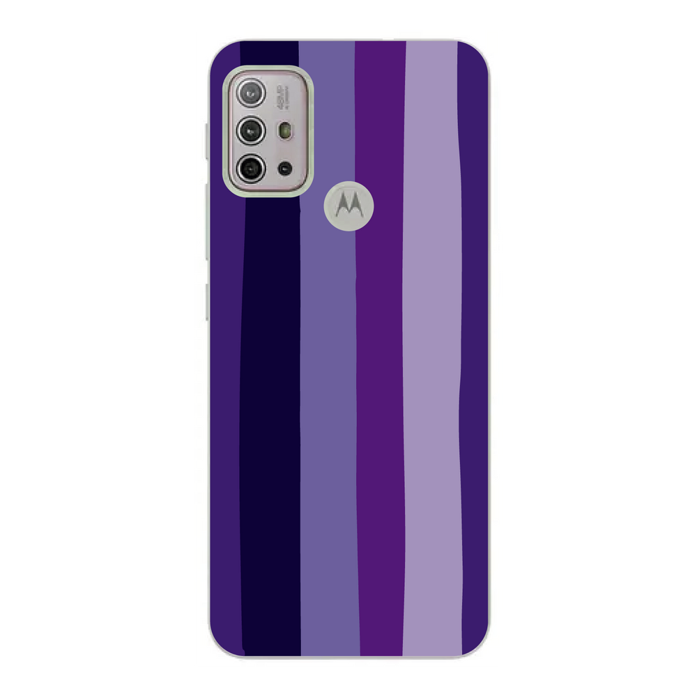 Capa Case Capinha Motorola Moto G30 Arco Iris Roxo