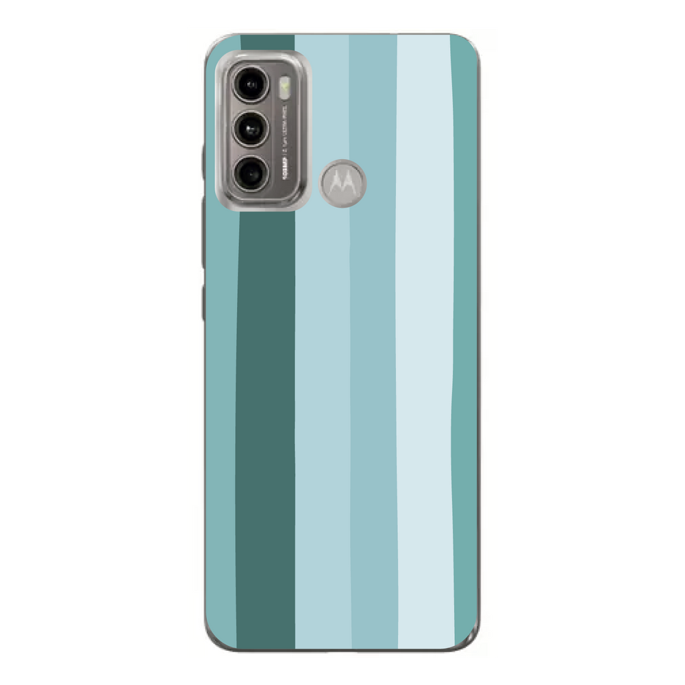 Capa Case Capinha Motorola Moto G60 Arco Iris Verde Água