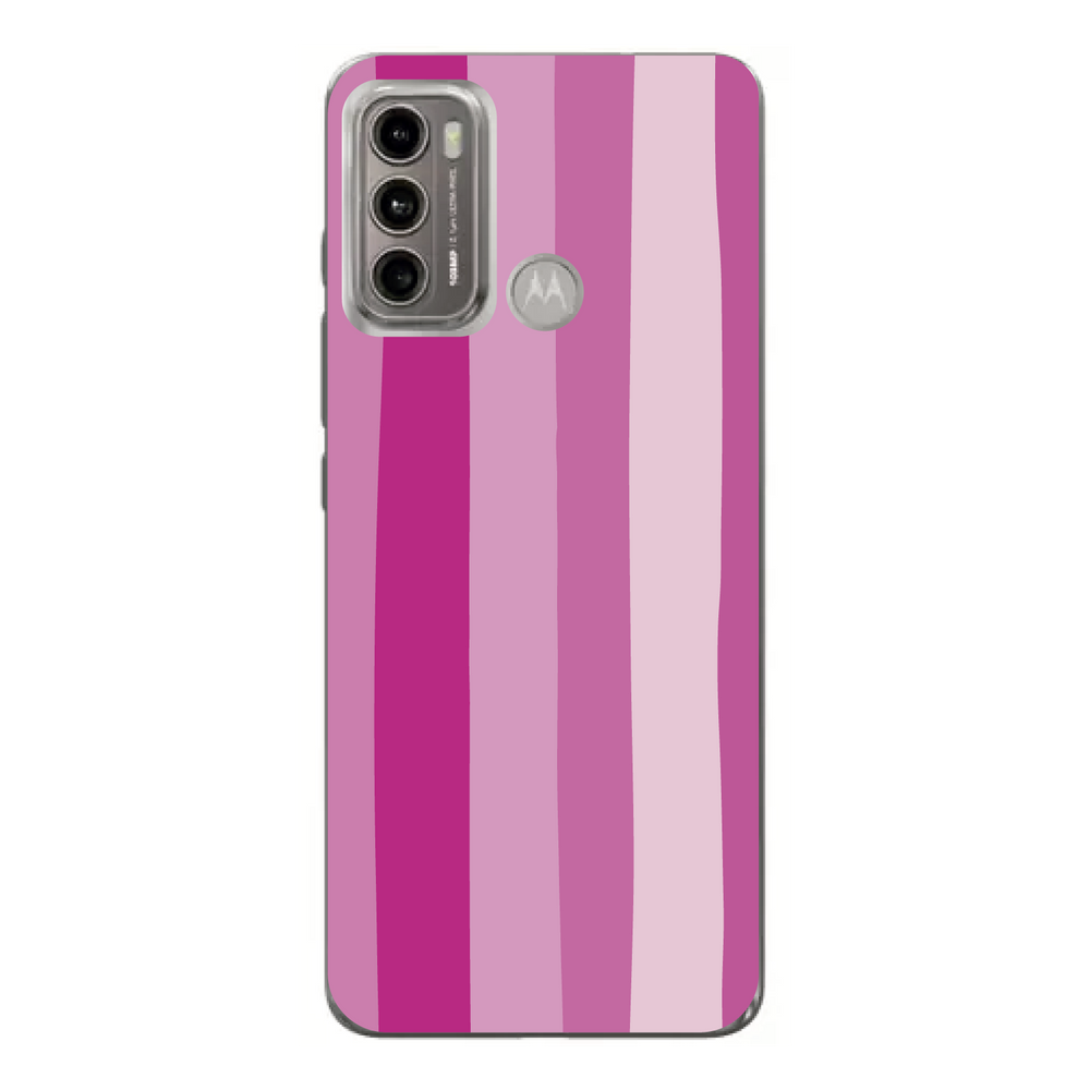 Capa Case Capinha Motorola Moto G60 Arco Iris Rosa