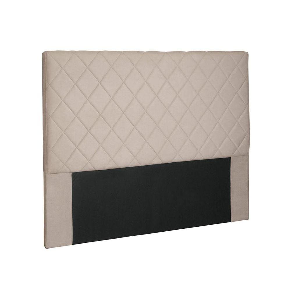 Cabeceira Dubai Para Cama Box Casal 140cm Suede - D`Rossi Bege