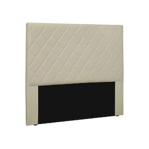 Cabeceira Dubai Para Cama Box Queen 160cm Corino - D`Rossi Bege