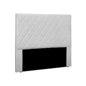 Cabeceira Dubai Para Cama Box Queen 160cm Corino - D`Rossi Branco