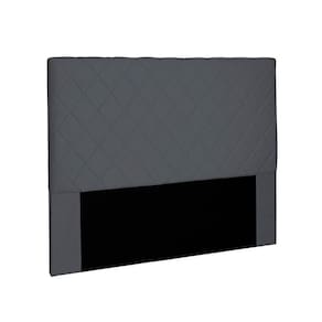 Cabeceira Dubai Para Cama Box Solteiro 90cm Suede - D`Rossi Cinza
