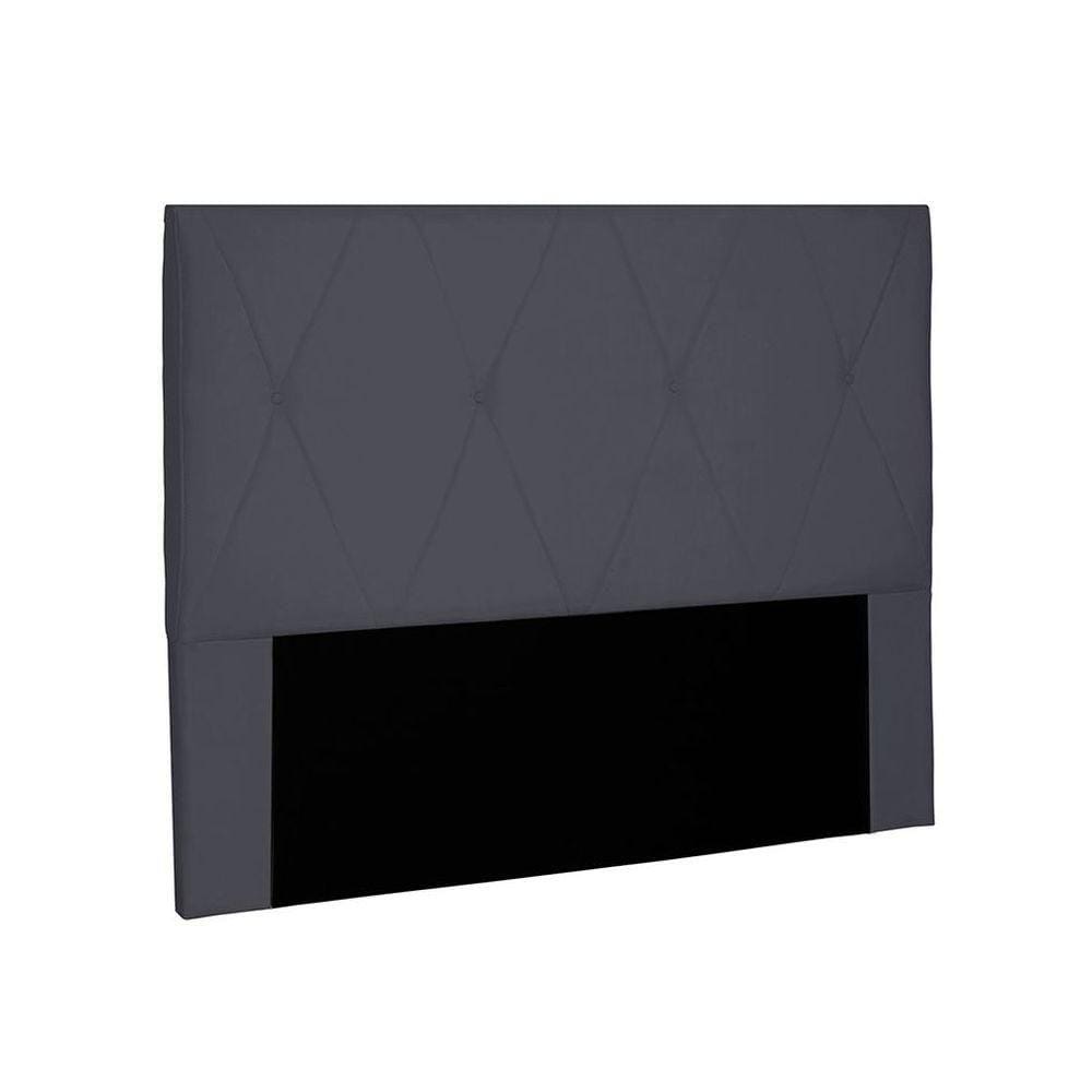 Cabeceira Aquilla Para Cama Box King 195cm Suede - D`Rossi Cinza
