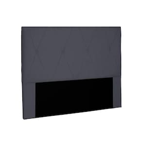 Cabeceira Aquilla Para Cama Box King 195cm Suede Cinza - D`Rossi
