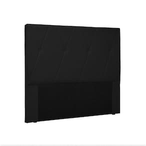 Cabeceira Aquilla Para Cama Box Solteiro 90 Cm Corino - D`rossi Cor Preto