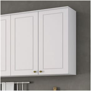 Armário De Cozinha 02 Portas 80 Cm Nova York Henn Branco