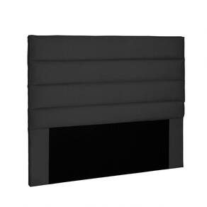 Cabeceira La Italiana Para Cama Box Solteiro 90 Cm Suede - D`rossi Cor Preto