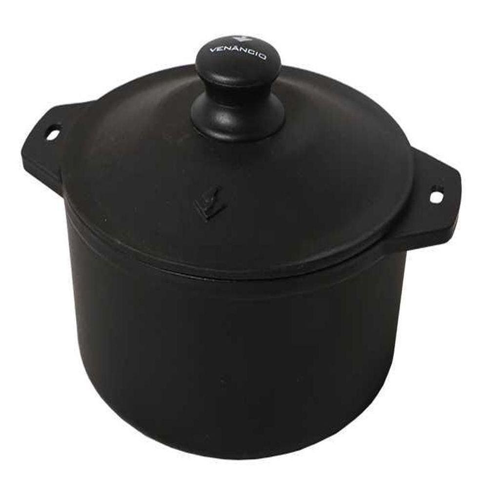 Panela De Ferro Fundido Tampa De Ferro 280x115 Met.Met. Venâncio