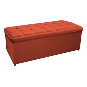 Calçadeira Copenhague 160 Cm Queen Size Suede Terracota