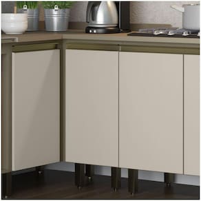 Balcão 01 Porta 35cm Cozinha évelin Henn Duna Cristal
