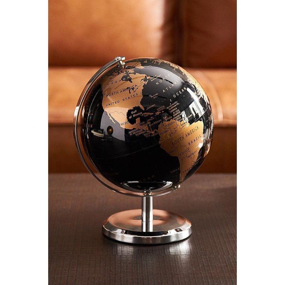 Globo Terrestre Decorativo Mapa Mundi Giratório