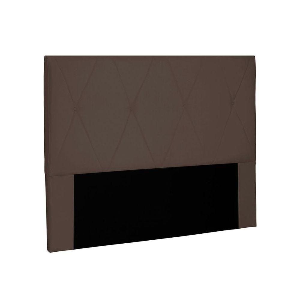 Cabeceira Aquilla Para Cama Box Queen 160cm Suede - D`Rossi Café