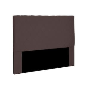 Cabeceira Dubai Para Cama Box Queen 160cm Suede Café - D`Rossi