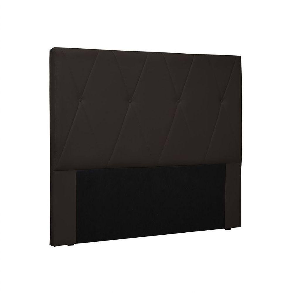 Cabeceira Aquilla Para Cama Box Queen 160cm Corino - D`Rossi Marrom