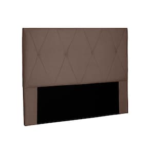 Cabeceira Aquilla Para Cama Box King 195cm Suede - D`Rossi Caramelo