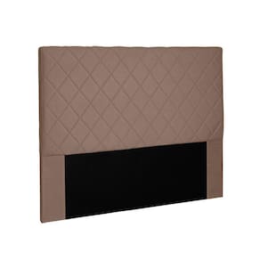 Cabeceira Dubai Para Cama Box King 195cm Suede Caramelo - D`Rossi